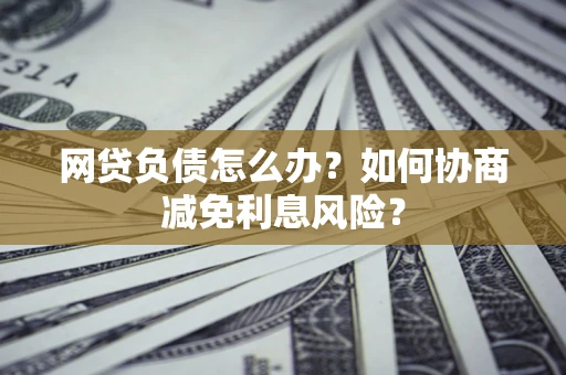 北京网贷负债怎么办？如何协商减免利息风险？