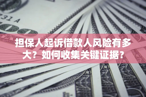 北京担保人起诉借款人风险有多大？如何收集关键证据？