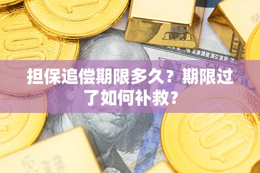 北京担保追偿期限多久？期限过了如何补救？