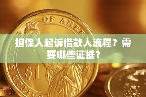 北京担保人起诉借款人流程？需要哪些证据？