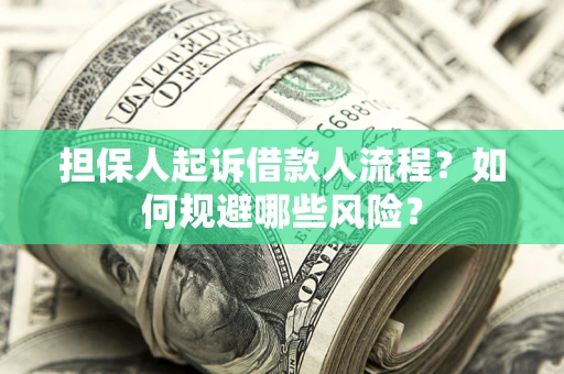 北京担保人起诉借款人流程？如何规避哪些风险？