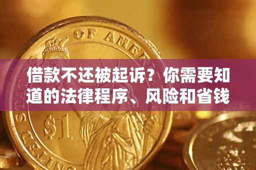 北京借款不还被起诉？你需要知道的法律程序、风险和省钱技巧